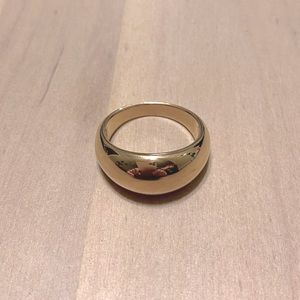 Chunky Gold Dome Ring -